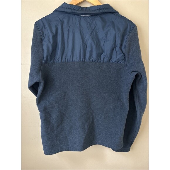 Columbia Women’s Size S Navy Blue Fleece Jacket Zip Up Long Sleeve Outdoor Warm - Picture 7 of 8